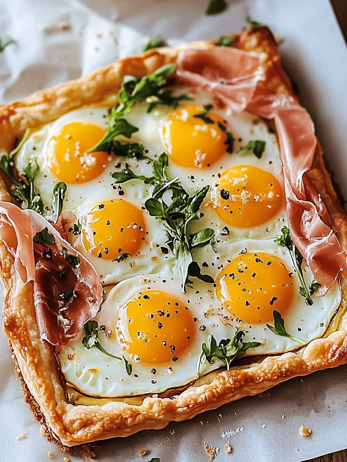 Baked Prosciutto and Egg Breakfast Tart for a Cozy Brunch 3 Baked Prosciutto and Egg Breakfast Tart