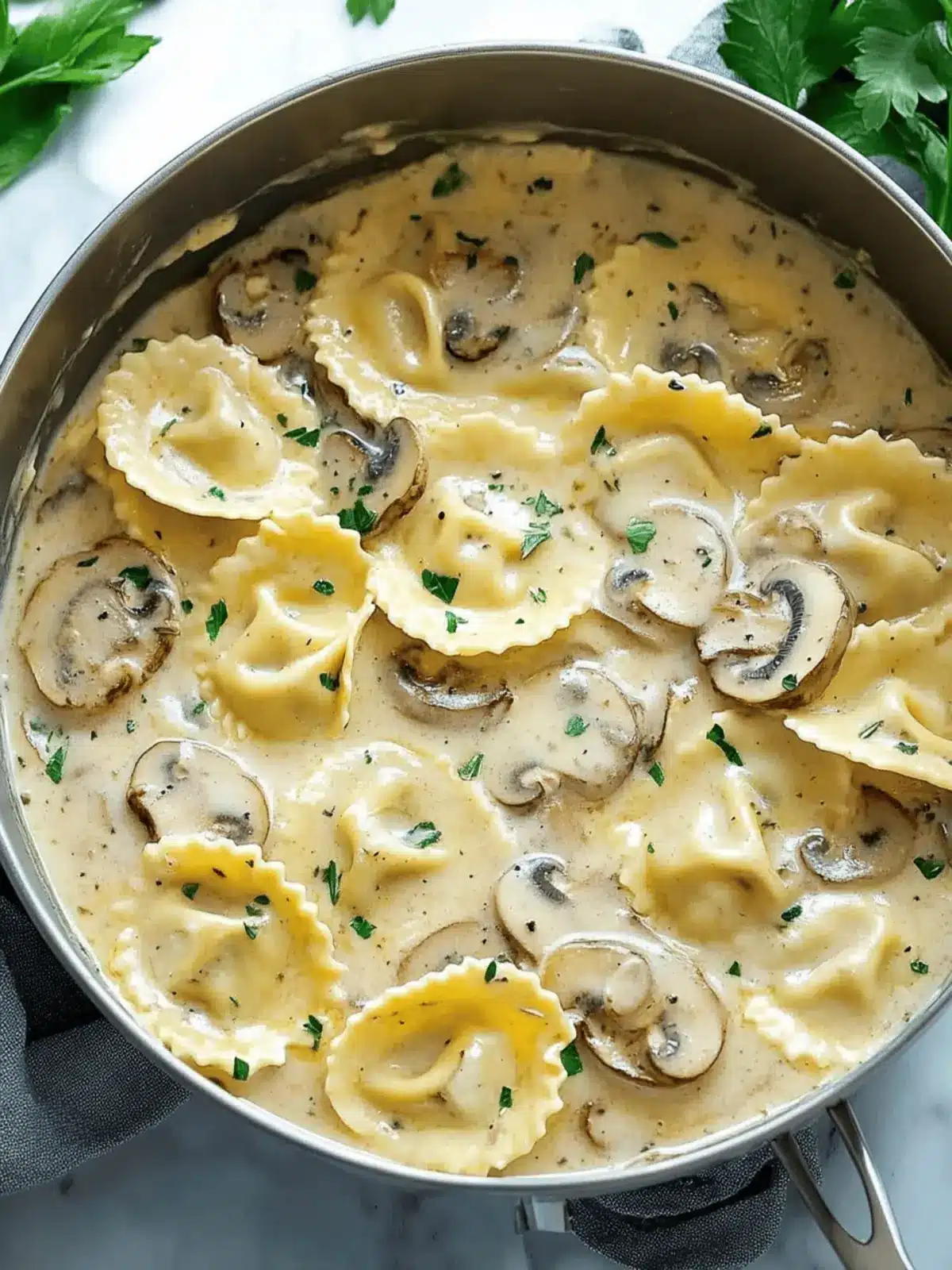 Creamy Mushroom Ravioli Sauce That Will Wow Your Taste Buds 3 Mushroom Ravioli Sauce