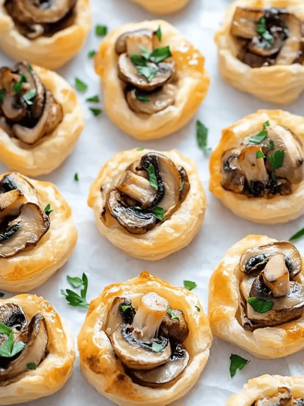 Delicious Mushroom Puff Pastry Bites for Effortless Entertaining 4 Mushroom Puff Pastry Bites