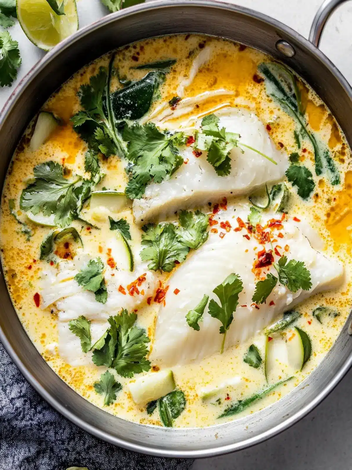 Thai Coconut Poached Fish: A Vibrant Taste of Paradise 3 Thai Coconut Poached Fish