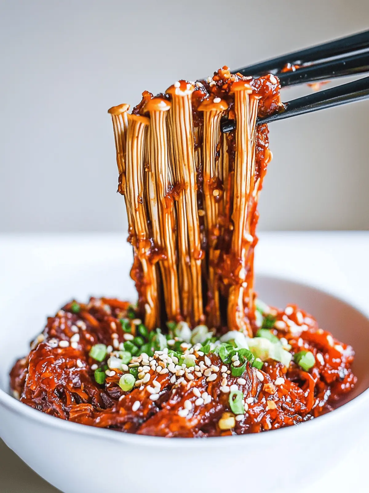 Spicy Enoki Mushroom Delight Ready in Just 17 Minutes 2 Spicy Enoki Mushroom