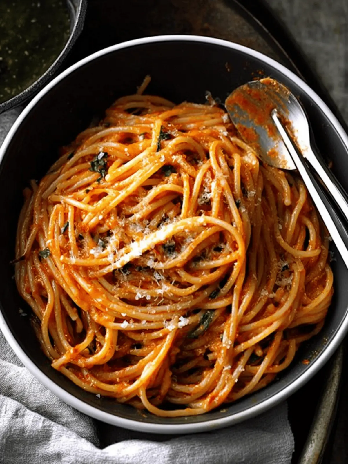Spicy Cheesy Gochujang Spaghetti You ll Crave Tonight 4 spicy cheesy. gochujang spaghetti