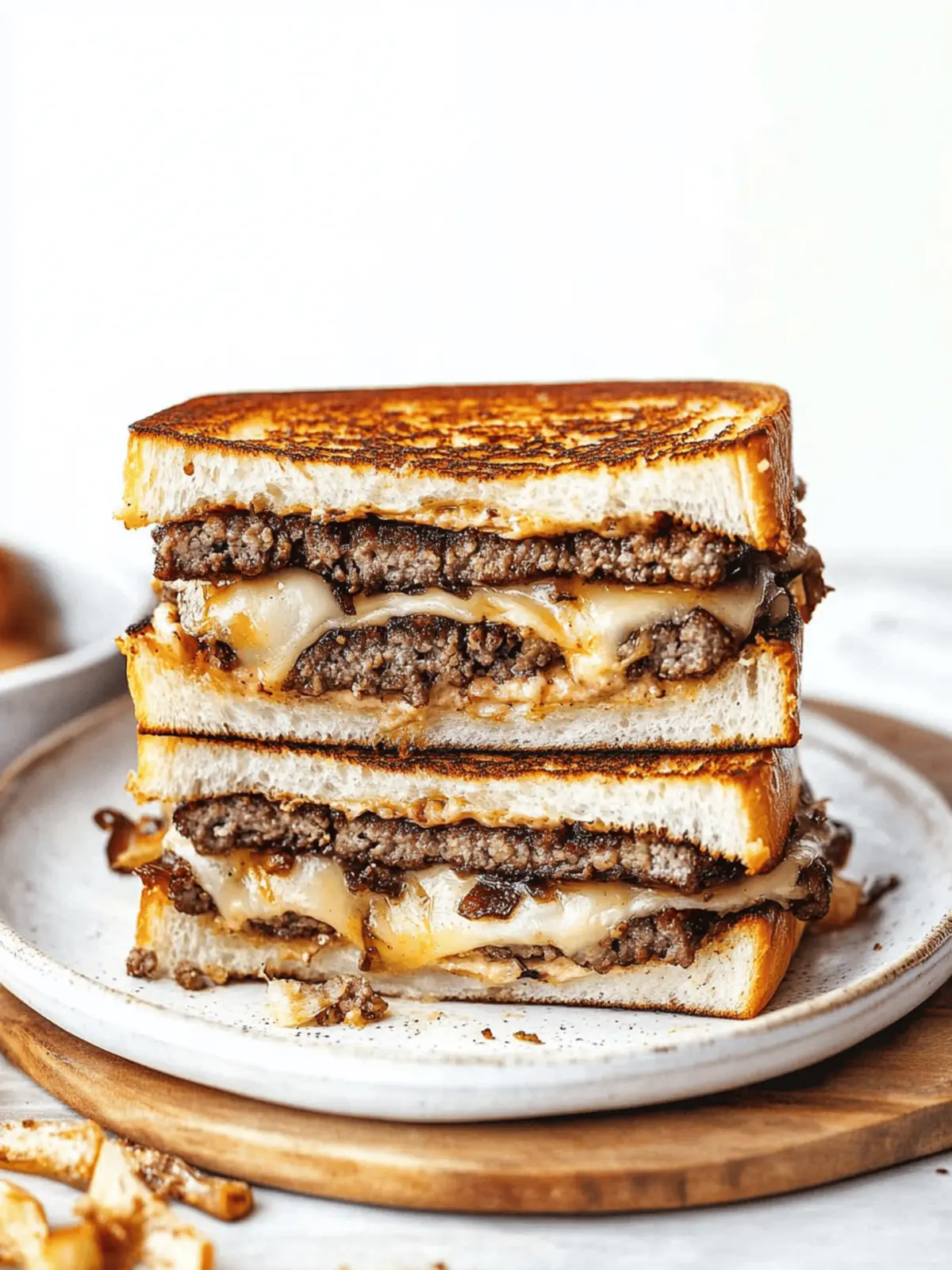Ultimate Patty Melt: Juicy, Cheesy Bliss in 30 Minutes 4 Patty Melt