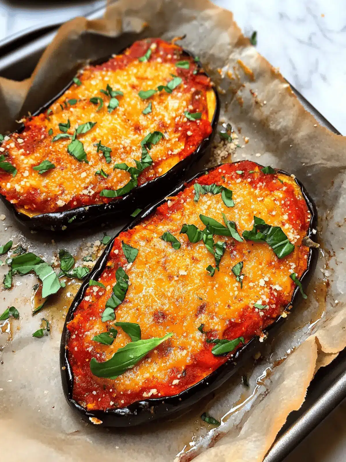 Flavor-Packed Vegan Stuffed Eggplant Parmesan You ll Love 4 Vegan Stuffed Eggplant Parmesan