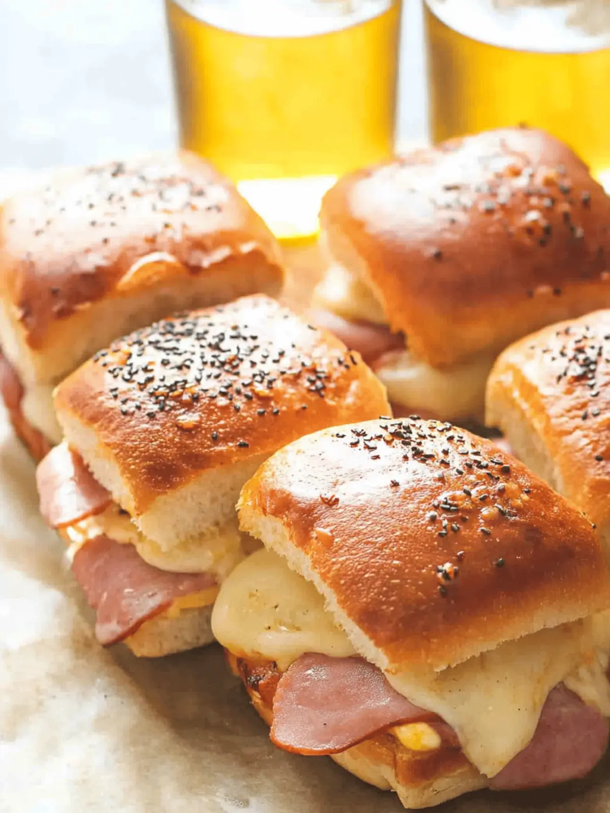 Mouthwatering Ham and Cheese Sliders for Effortless Entertaining 4 Ham and Cheese Sliders
