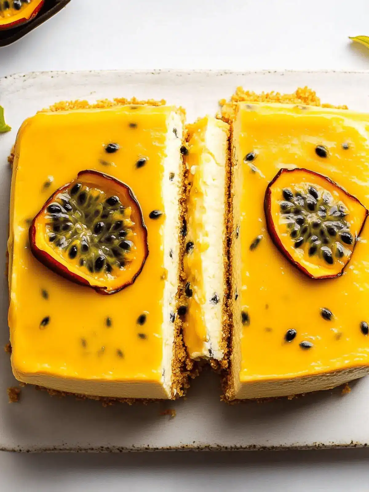 Delicious No Bake Passion Fruit Cheesecake Recipe You ll Love 4 No Bake Passion Fruit Cheesecake