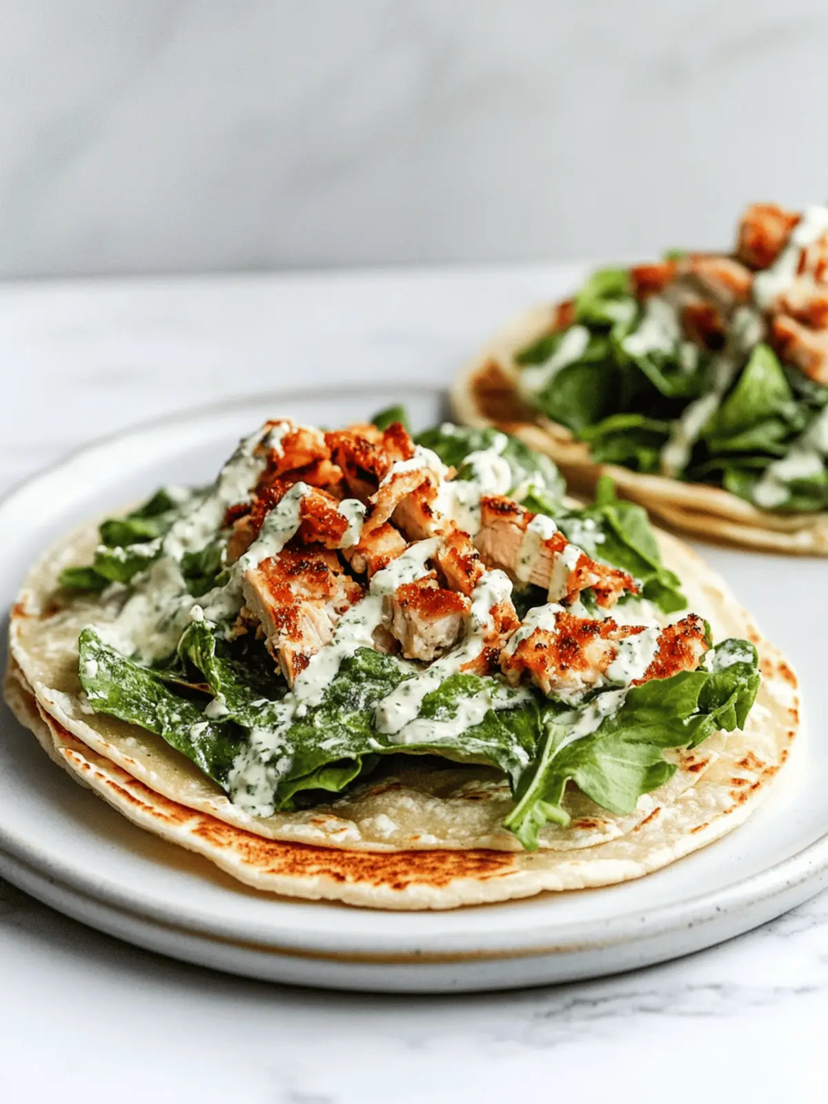 Smash Chicken Caesar Tacos: Quick, Crispy, and Irresistibly Delicious 3 Smash Chicken Caesar Tacos