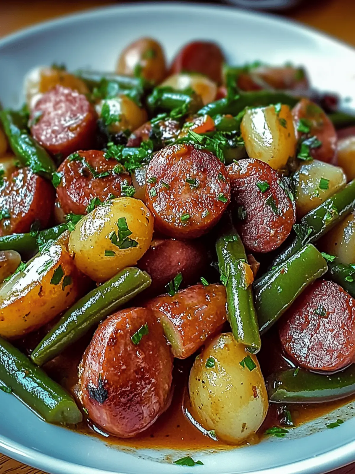Crockpot Kielbasa and Green Beans: Cozy Comfort in a Bowl 2 Crockpot Kielbasa and Green Beans