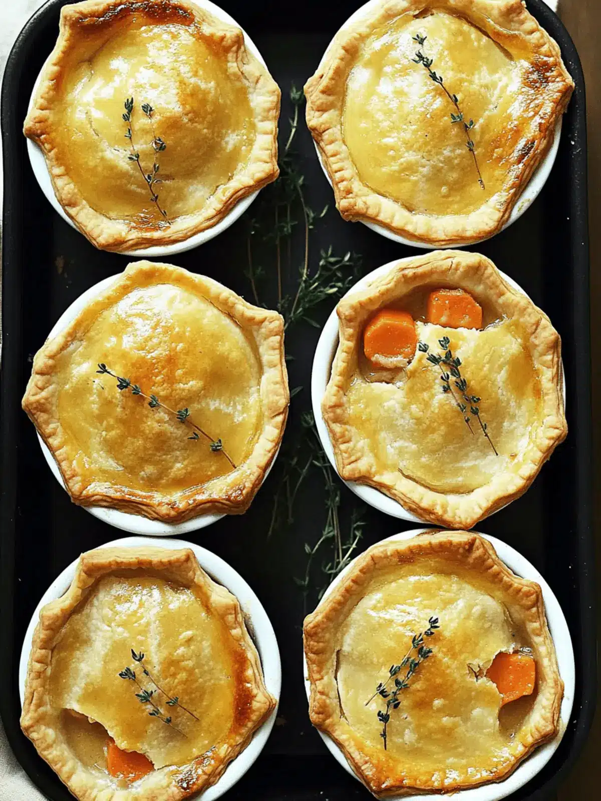 Incredible Thyme & White Bean Pot Pies for Cozy Nights 3 Thyme & White Bean Pot Pies