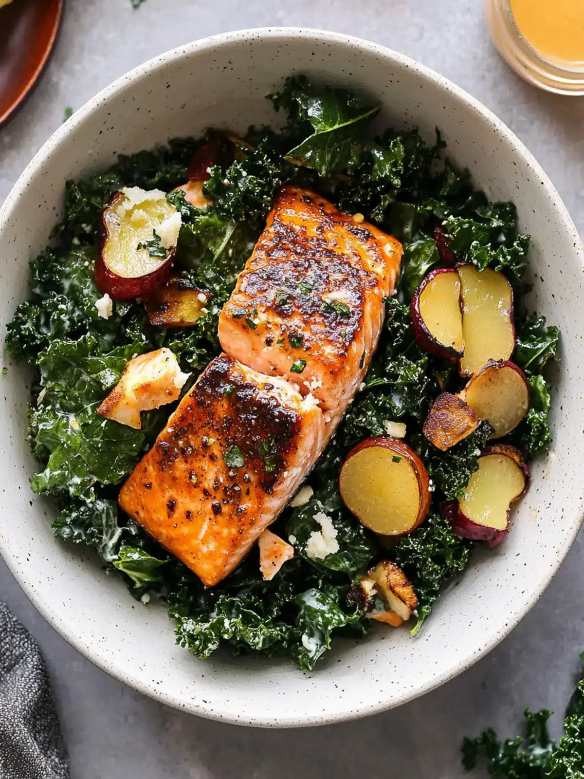 Sticky Cider Salmon Kale Salad That'll Wow Your Dinner Guests 4 Sticky Cider Salmon Kale Salad