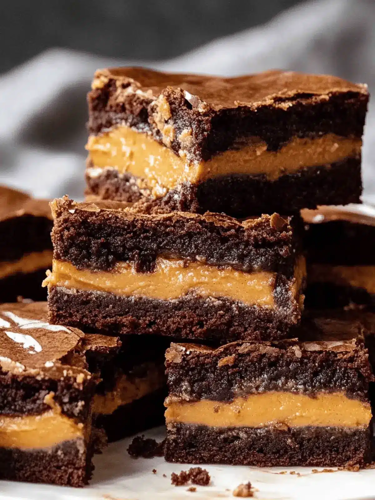 Peanut Butter Stuffed Brownies That Will Melt Your Heart 4 Peanut Butter Stuffed Brownies