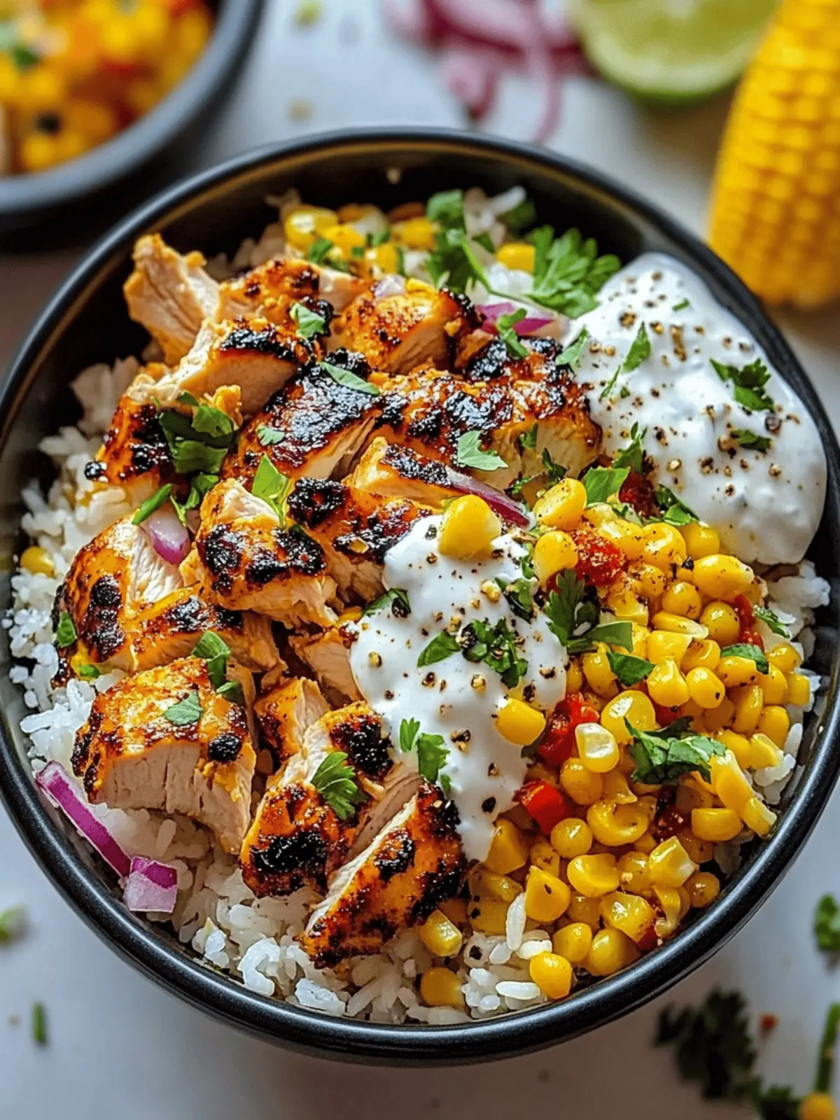Savor the Flavor with Easy Street Corn Chicken Rice Bowl 2 Easy Street Corn Chicken Rice Bowl