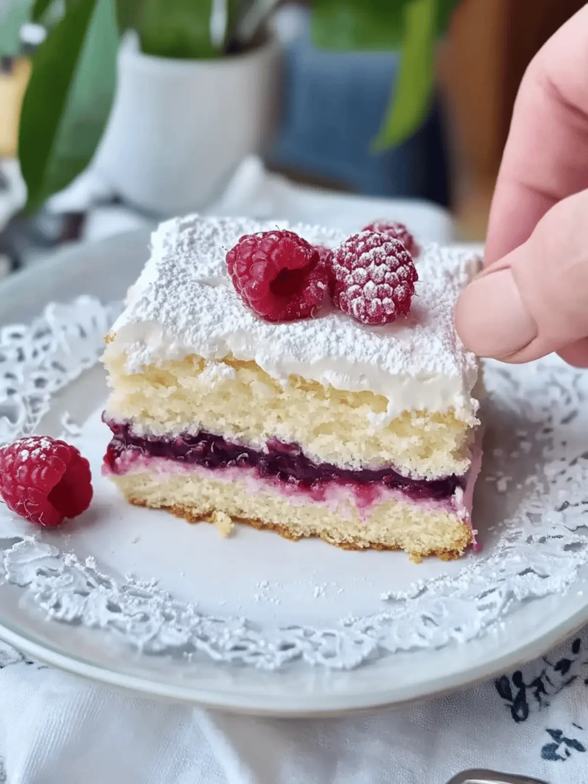 Luscious Vanilla Custard Cake with Berry Filling Delight 2 Vanilla Custard Cake with Berry Filling
