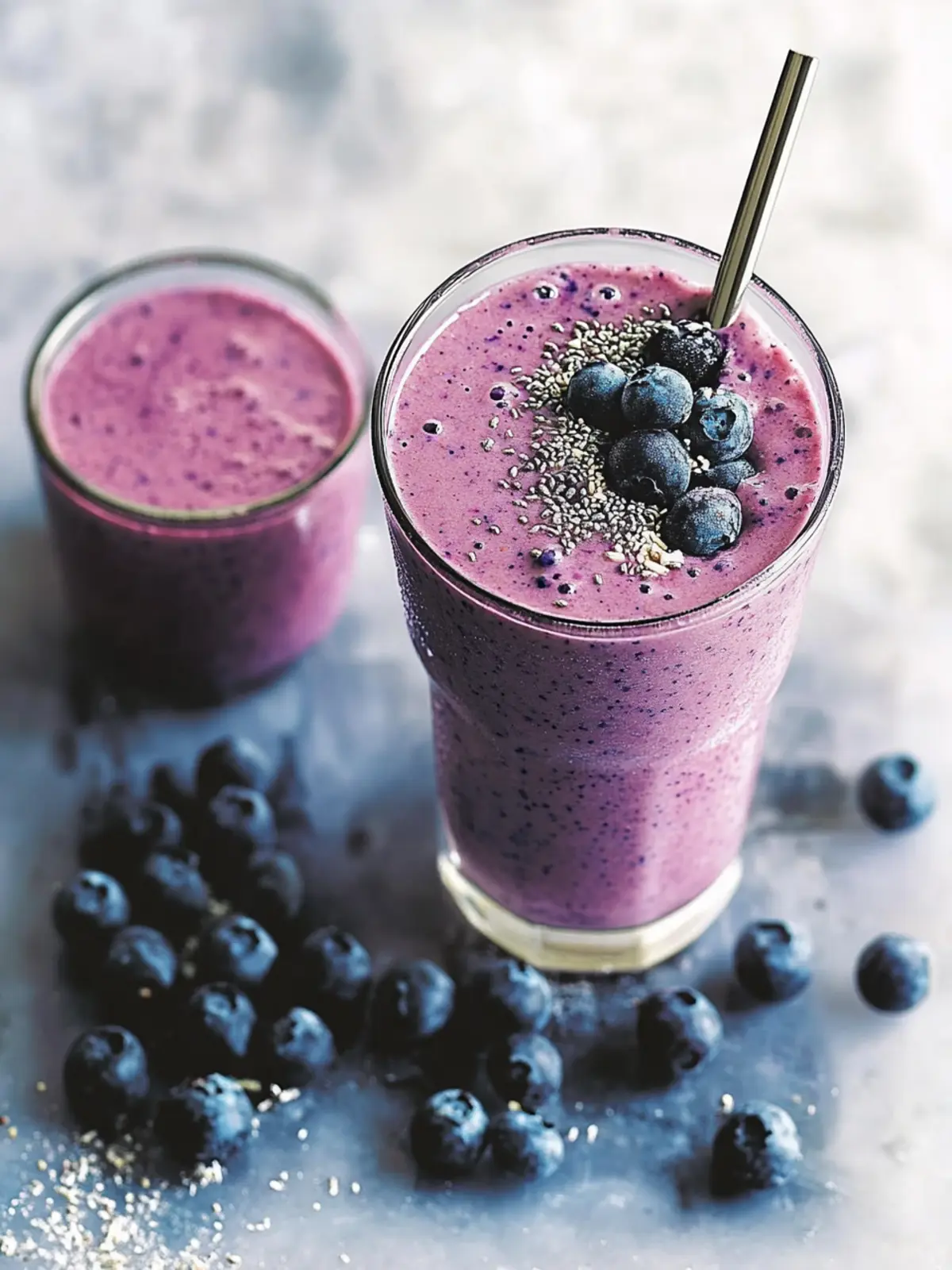 Almond and Blueberry Smoothie: Your Energizing Morning Boost 4 almond and blueberry smoothie