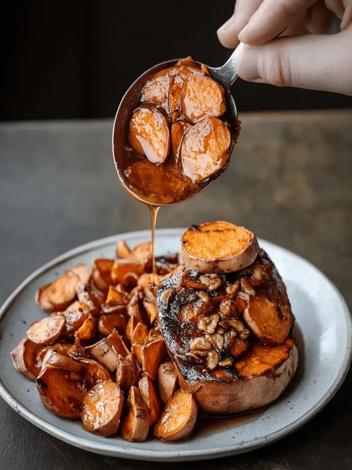 Melting Sweet Potatoes with Maple Pecan Delight 2 Melting Sweet Potatoes