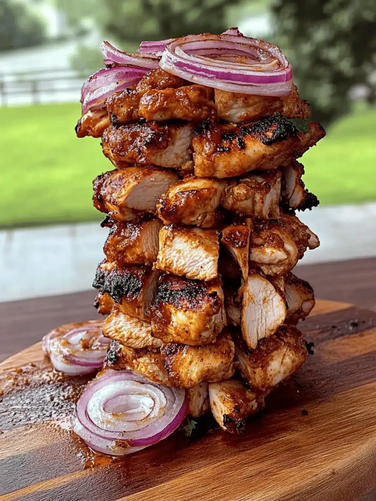 Oven-Baked Easy Chicken Shawarma Tower for Flavor Lovers 2 Easy Chicken Shawarma Tower Baked in the Oven