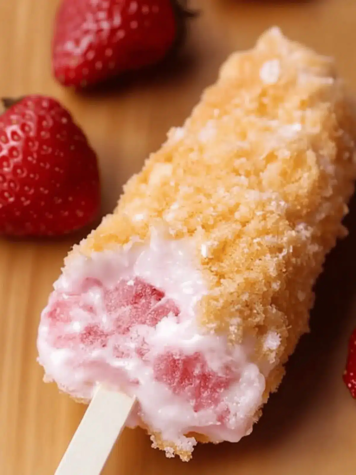 Fried Strawberry Shortcake Pops That'll Wow Your Taste Buds 3 Strawberry Shortcake Pops