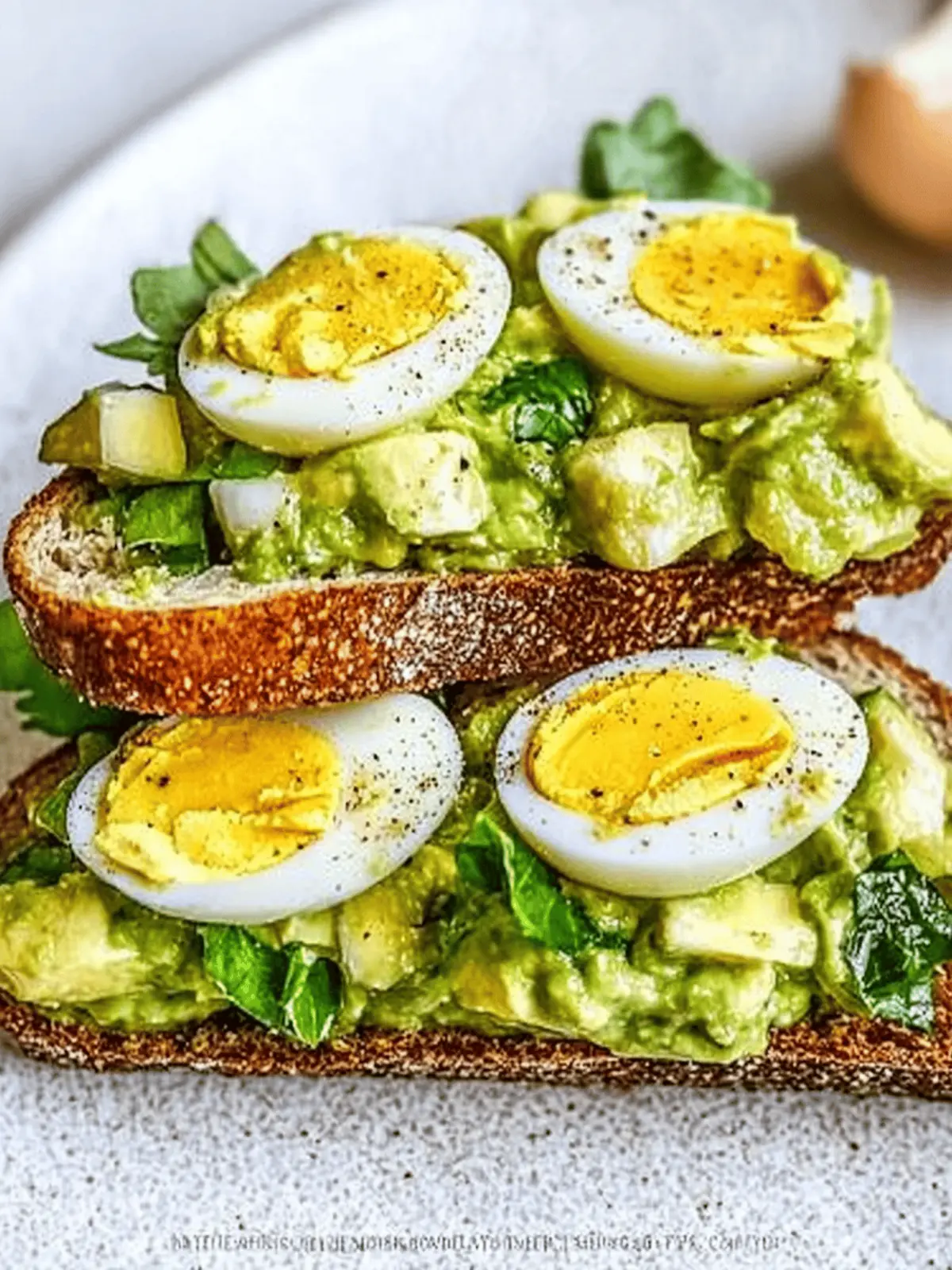 Avocado Egg Salad: Quick, Creamy Goodness for Busy Days 2 Avocado Egg Salad