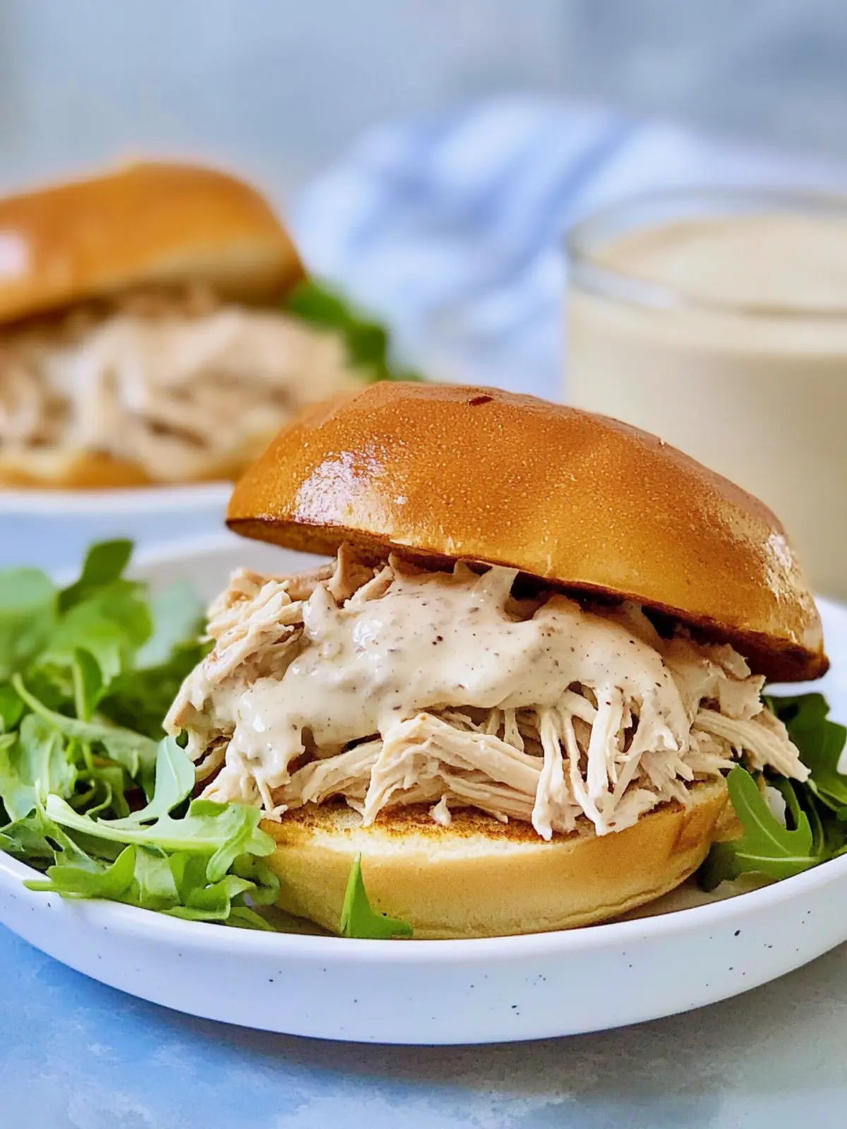 Savory Alabama White Sauce Pulled Chicken Sandwiches Recipe 4 Alabama White Sauce Pulled Chicken Sandwiches