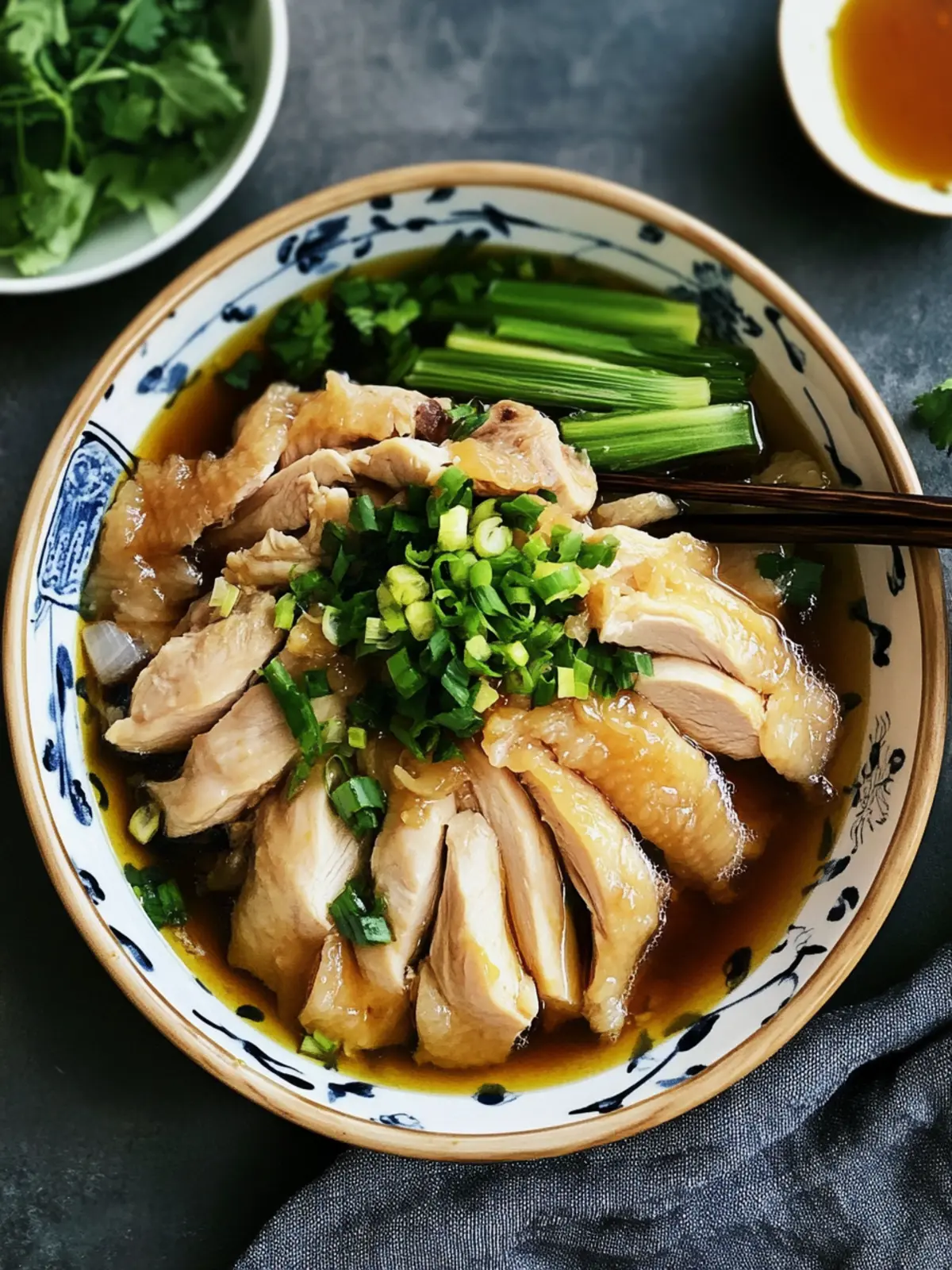 20 Minute Chinese Steamed Chicken with Zesty Ginger Sauce 2 20 Minute Chinese Steamed Chicken