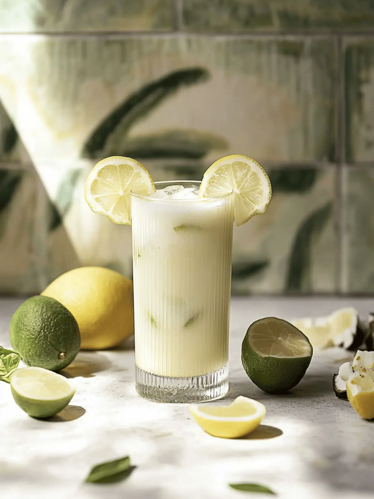 Creamy Coconut Milk Brazilian Lemonade for a Tropical Refreshment 4 Creamy Coconut Milk Brazilian Lemonade
