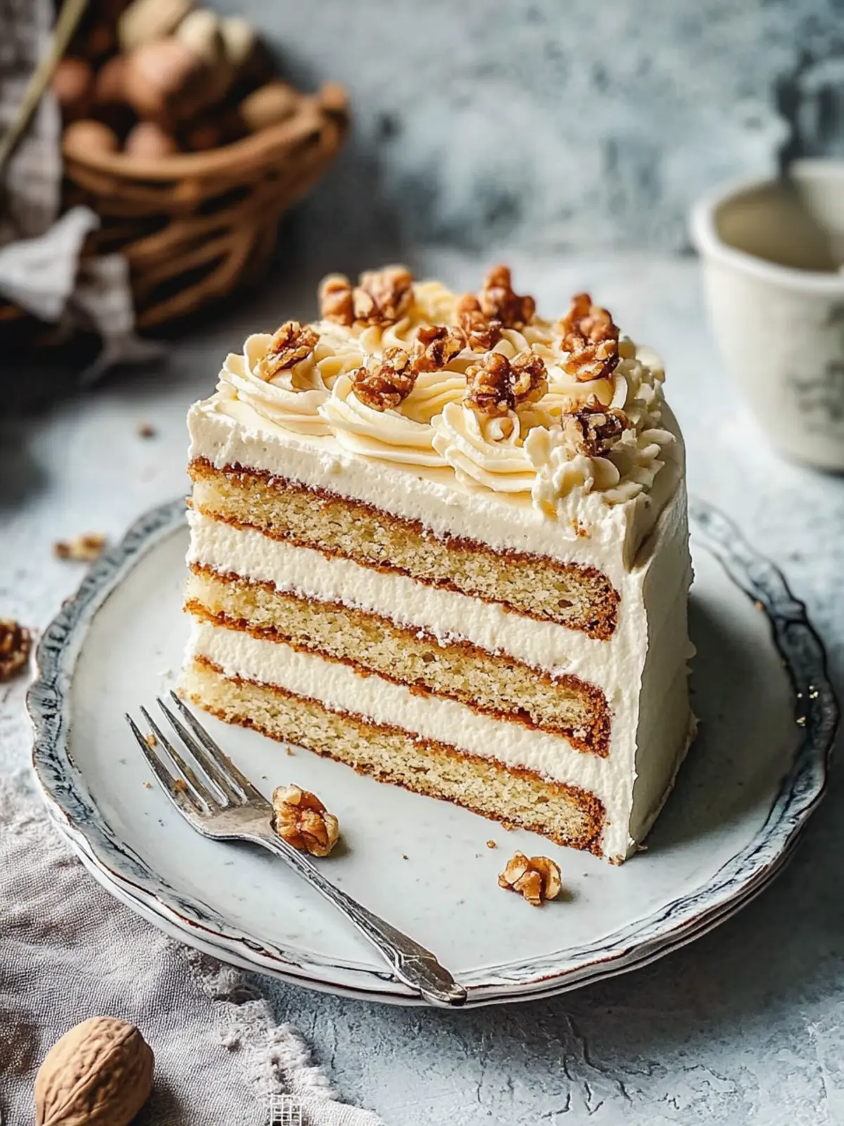 Decadent Hazelnut Vanilla Layer Cake to Wow Your Guests 3 Hazelnut Vanilla Layer Cake