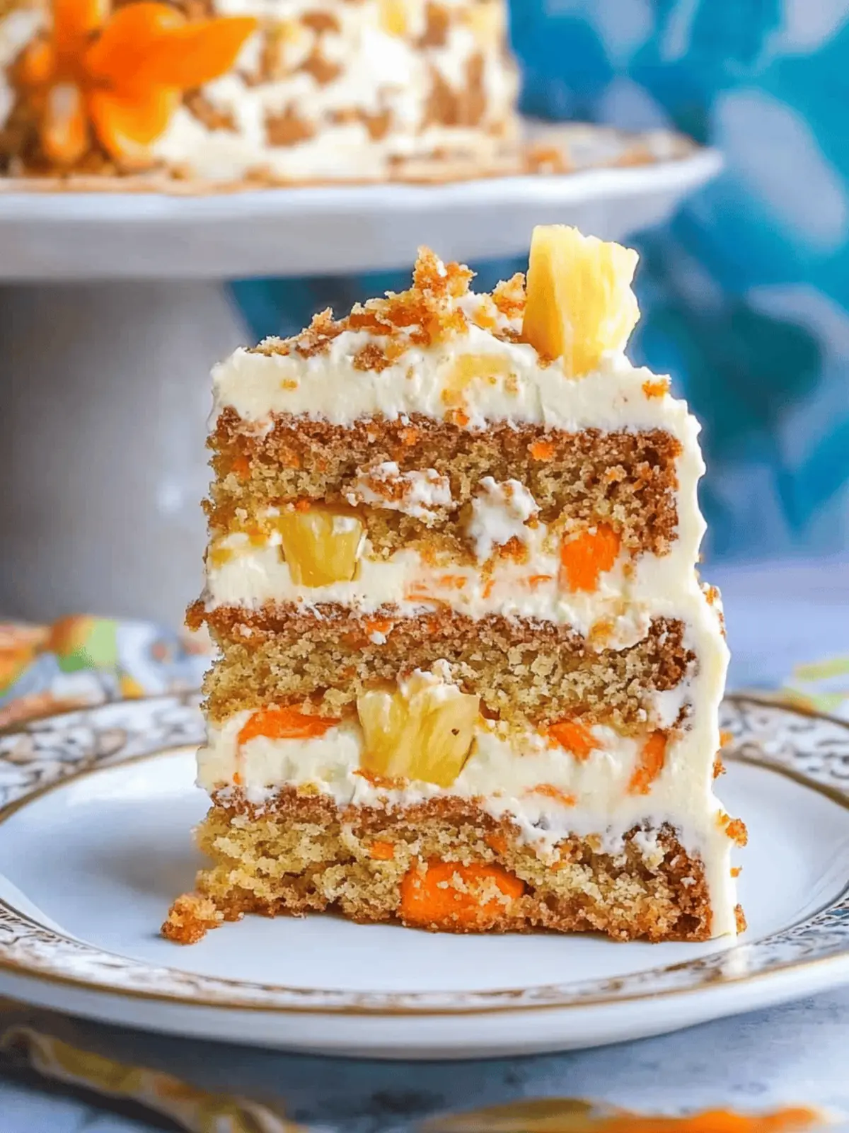 Tropical Pineapple Carrot Cream Cake You ll Crave Constantly 3 Pineapple Carrot Cream Cake