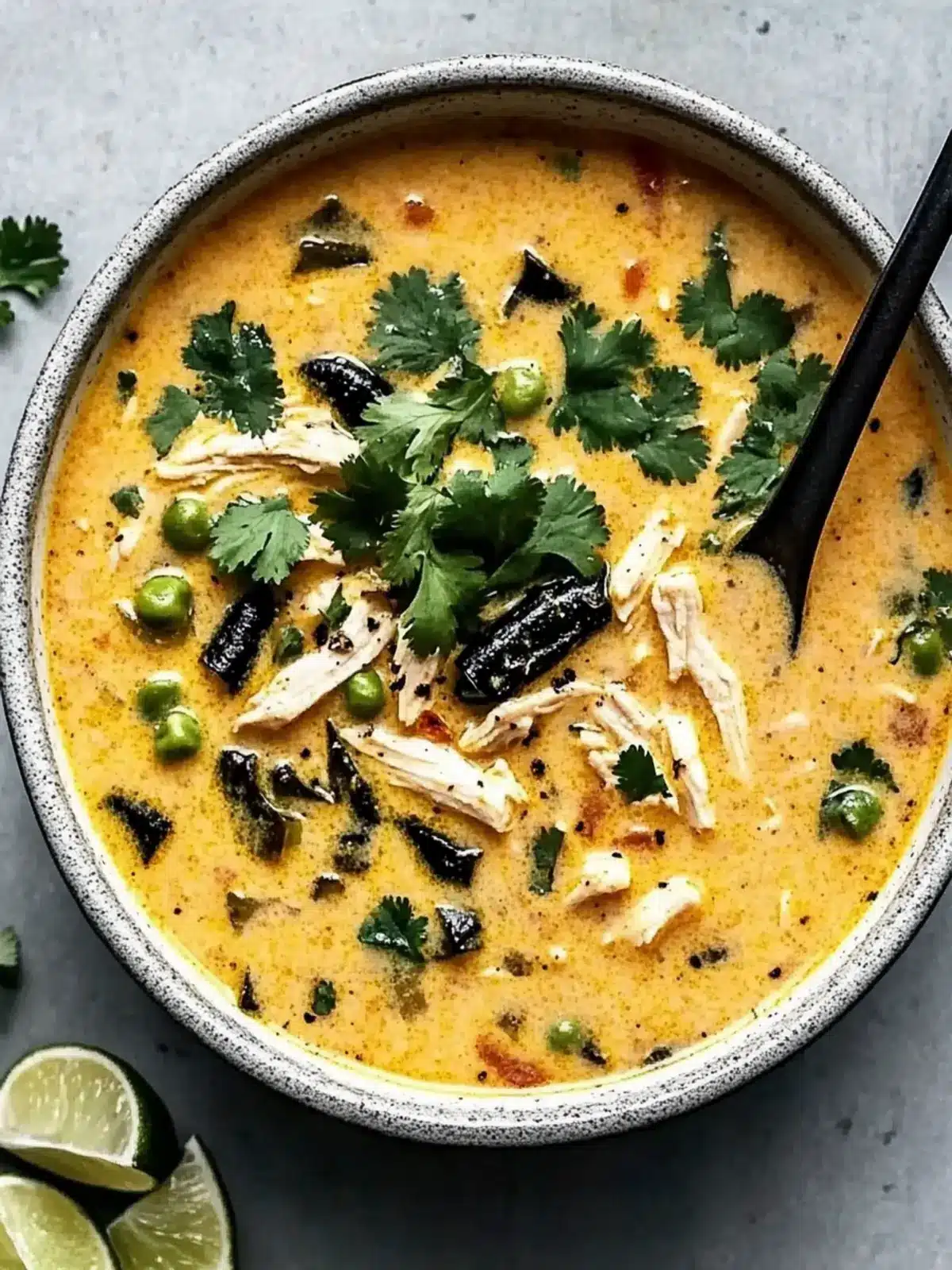 Hearty Chicken Poblano Soup: Flavorful Comfort in a Bowl 2 Chicken Poblano Soup