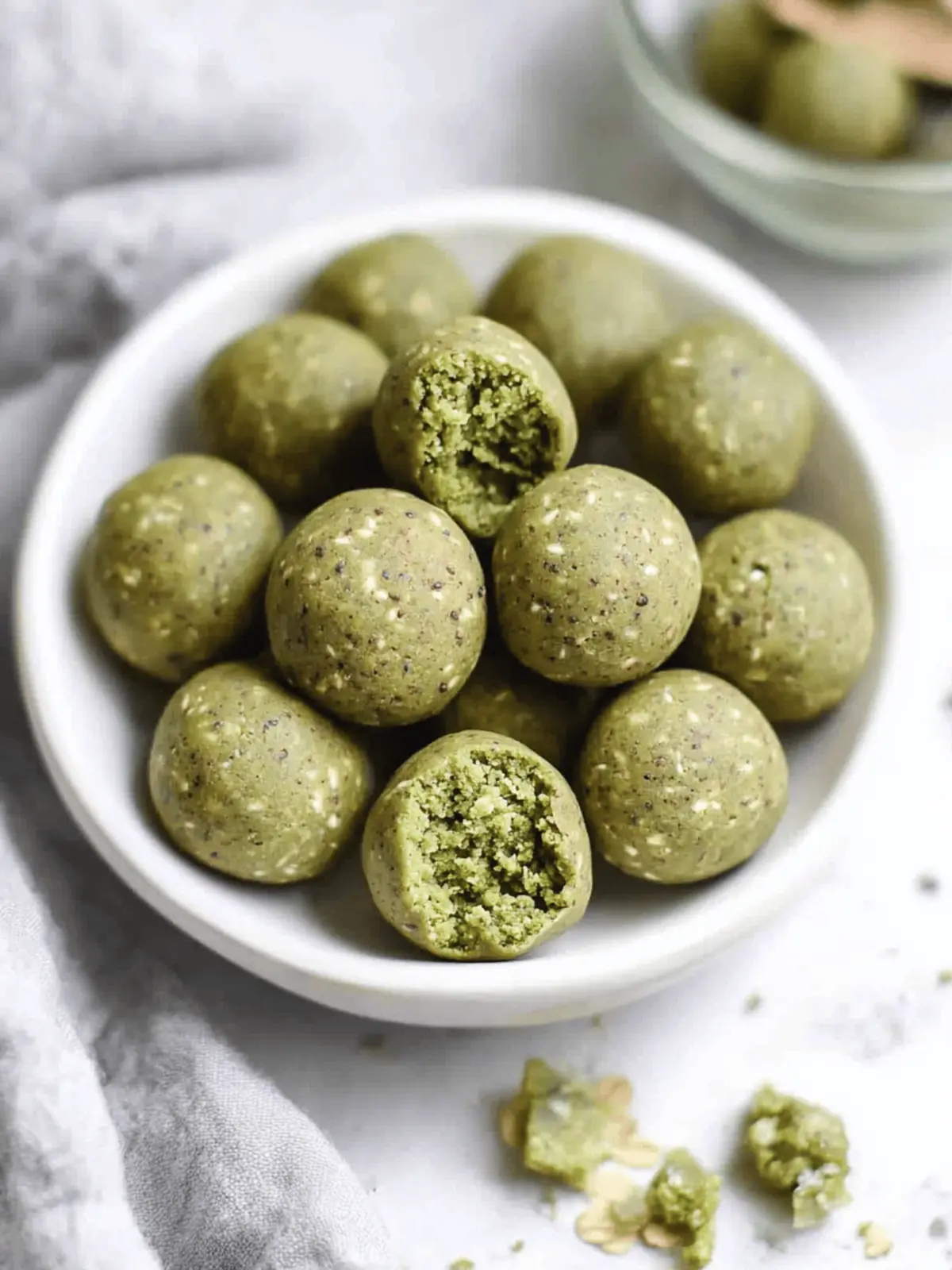 No Bake Matcha Cookie Dough Protein Bites for Guilt-Free Snacking 4 No Bake Matcha Cookie Dough Protein Bites