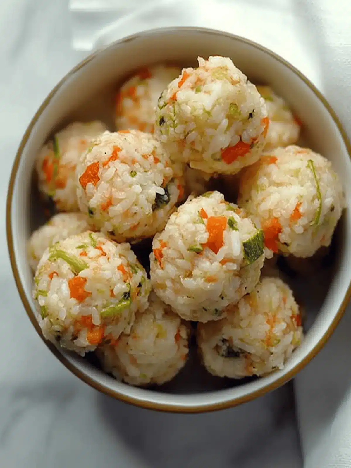 Delicious Veggie Rice Balls Your Kids Will Love 4 Veggie Rice Balls