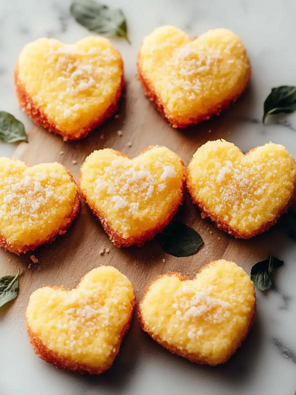 Delicious Heart-Shaped Polenta Bites for Fun Appetizers 4 Heart-Shaped Polenta Bites