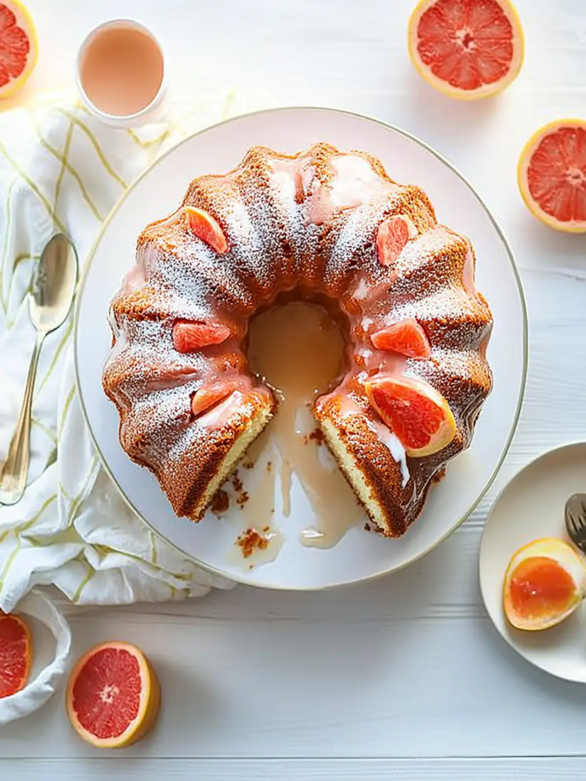 Zesty Glazed Grapefruit Bundt Cake to Brighten Your Day 2 Glazed Grapefruit Bundt Cake
