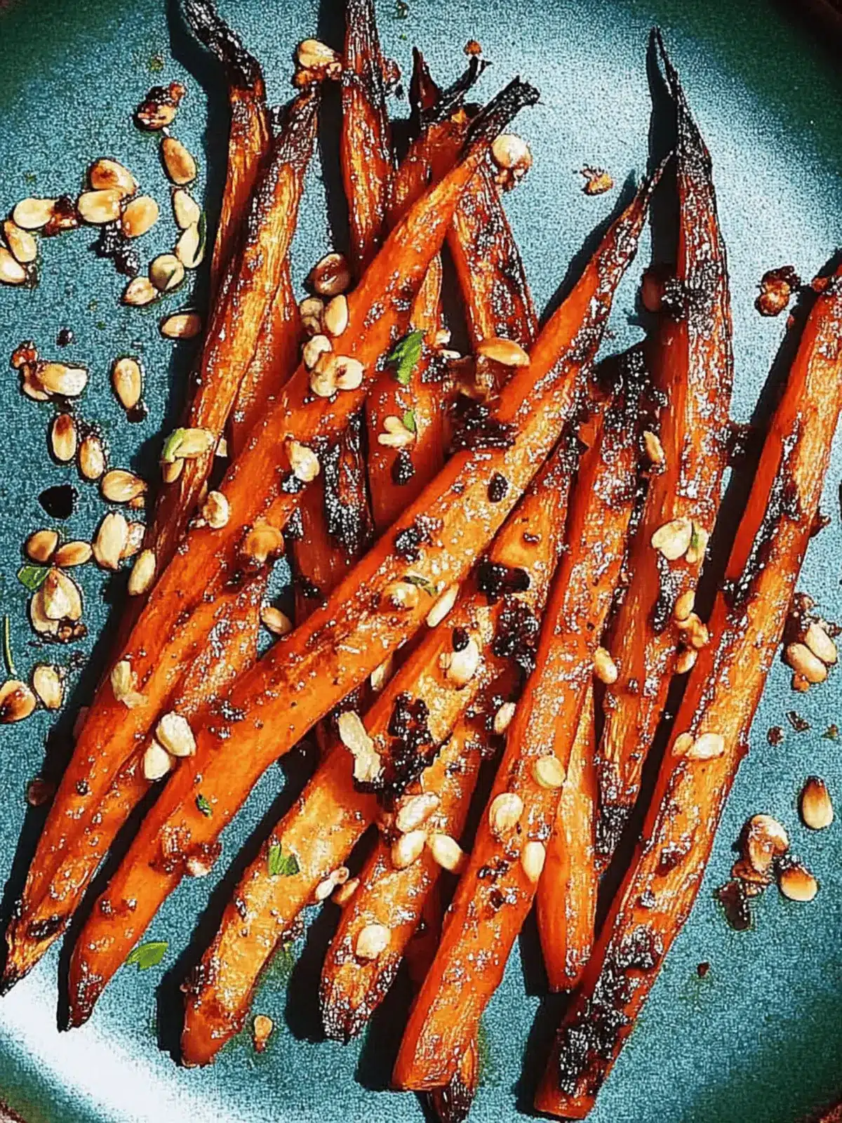 Miso Roasted Carrots with Crunchy Nut Topping Magic 4 Miso Roasted Carrots with Crunchy Nut Topping Magic