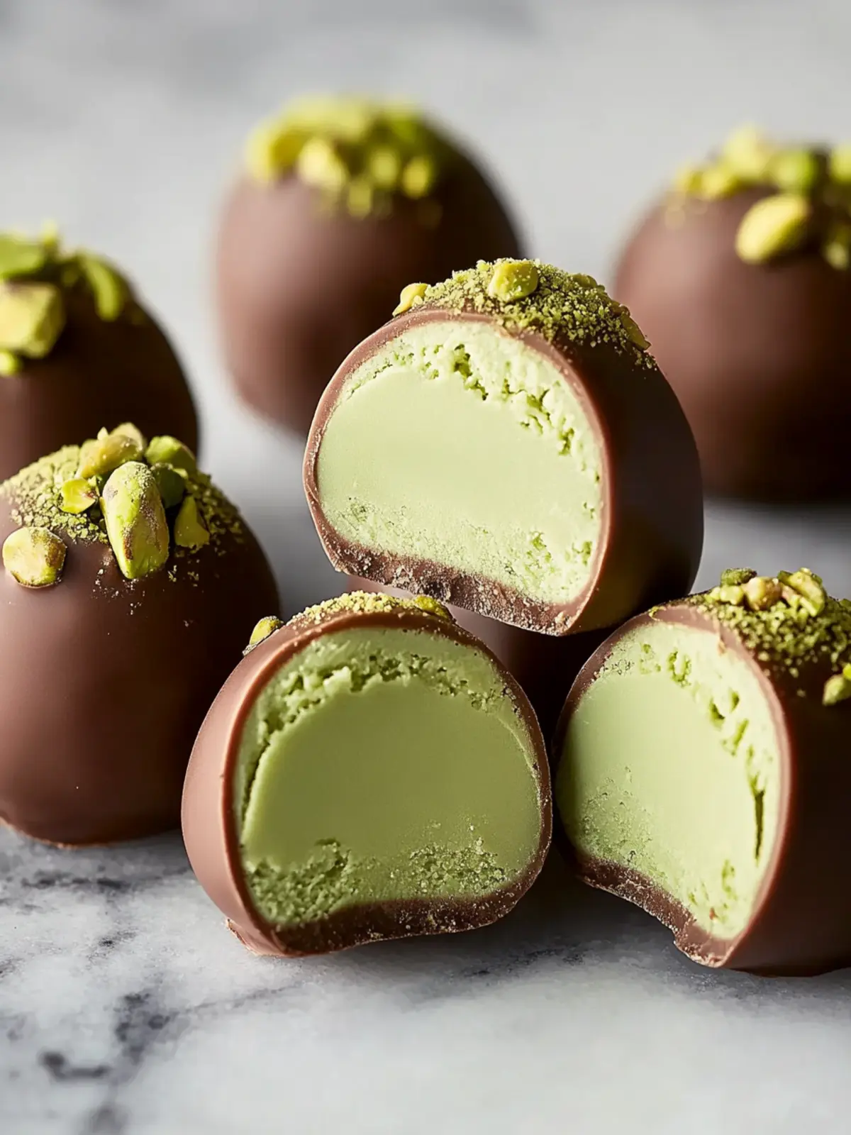 Irresistible Pistachio Ganache Truffles for Luxurious Indulgence 4 Pistachio Ganache Truffles
