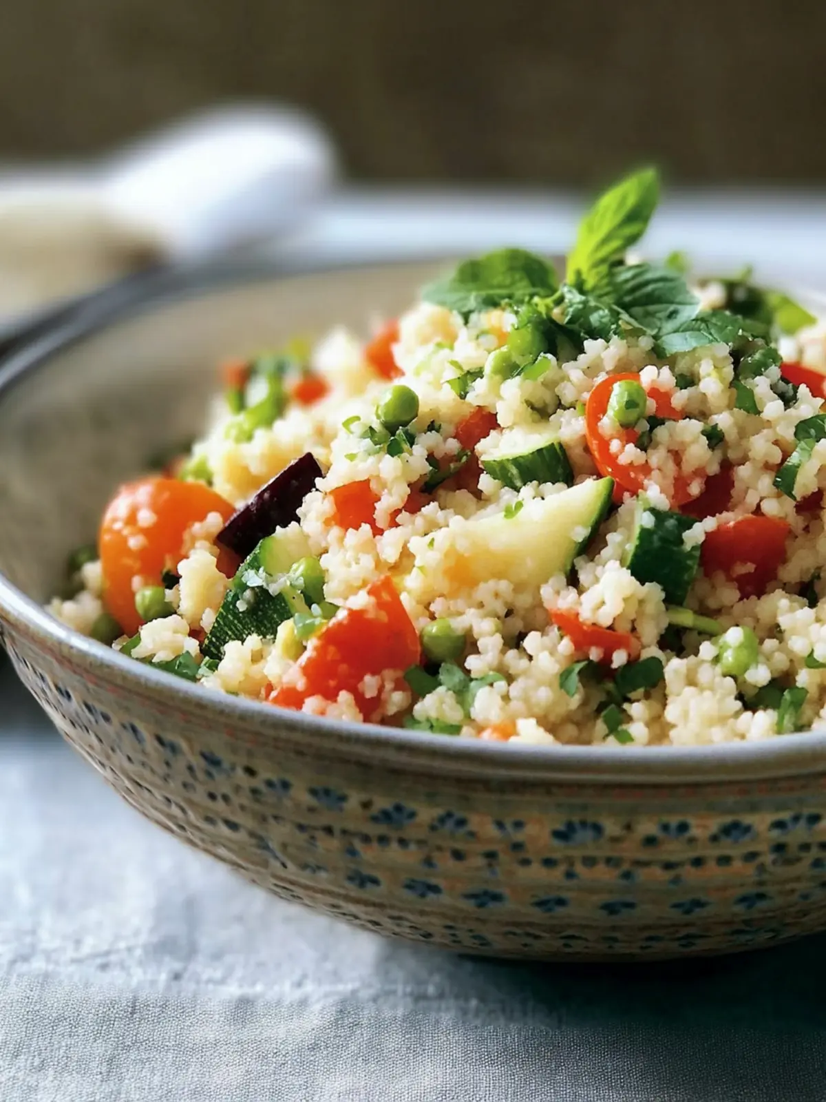 Couscous Vegetable Salad: A Fresh Twist on Your Dinner Table 3 Couscous Vegetable Salad