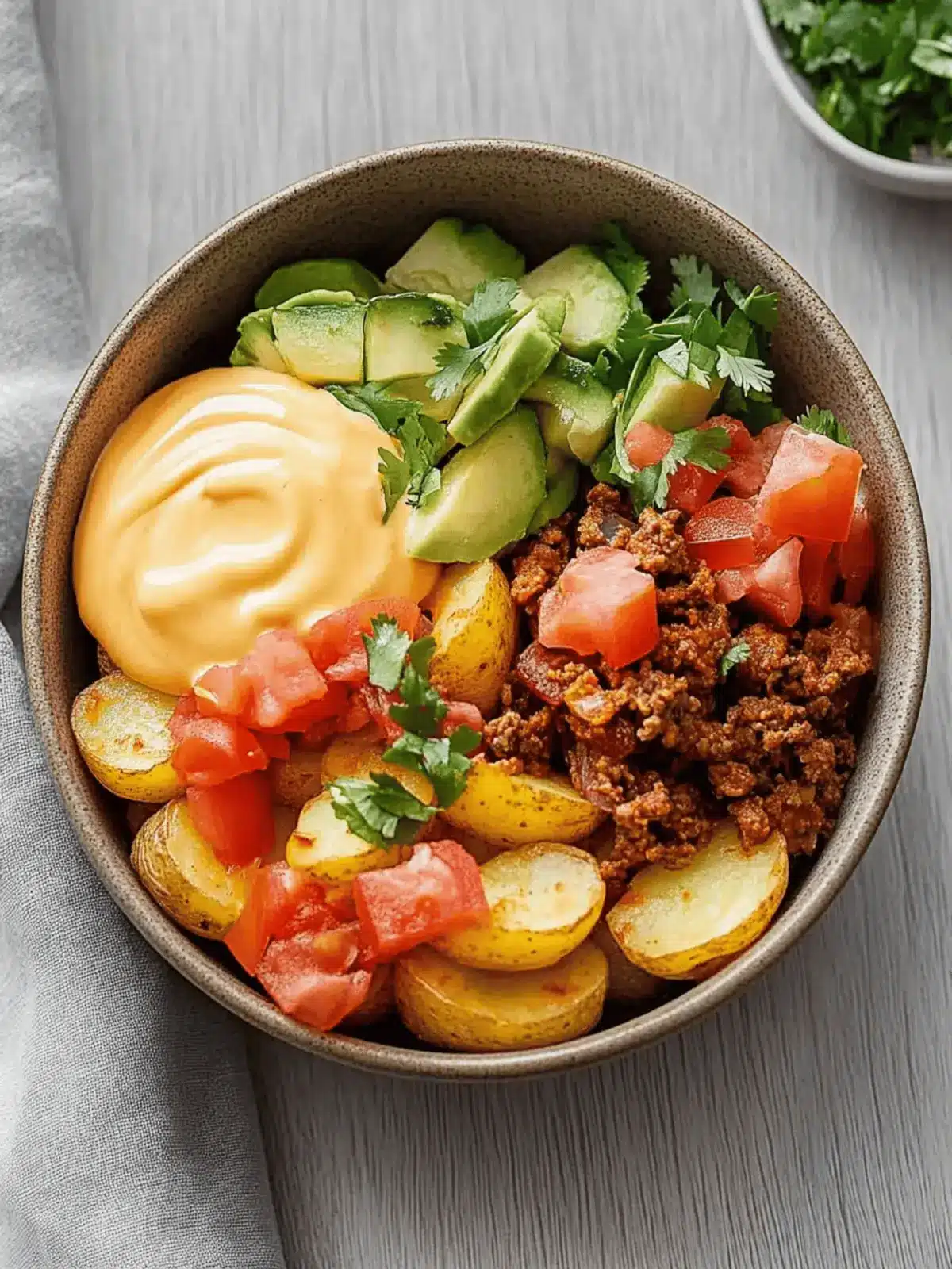 Loaded Fiesta Potato Bowls: Customize Your Fun Family Feast 2 Loaded Fiesta Potato Bowls: Customize Your Fun Family Feast