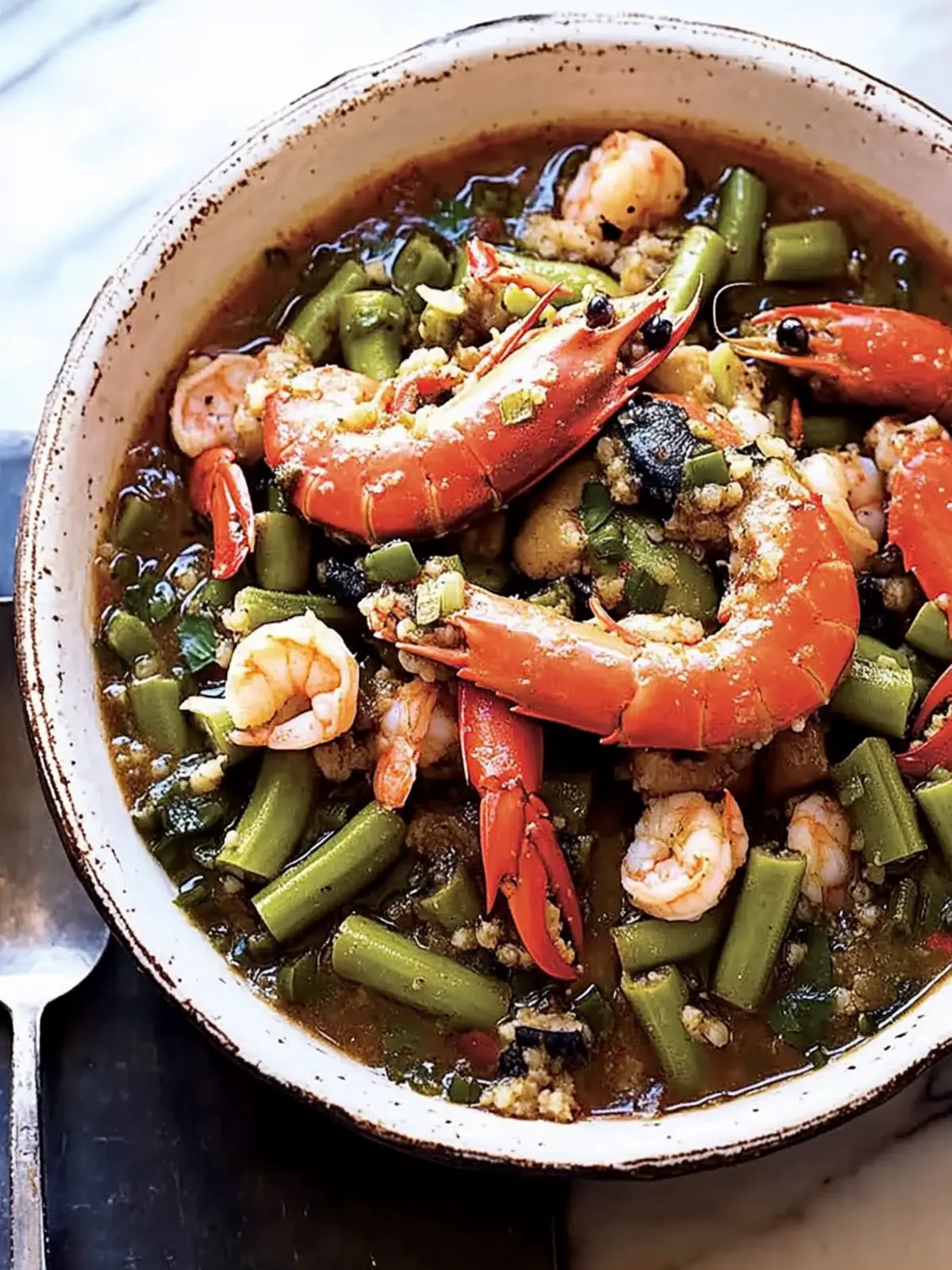Leah Chase's Okra Gumbo with Blue Crabs and Shrimp Magic 3 Leah Chase's Okra Gumbo with Blue Crabs and Shrimp