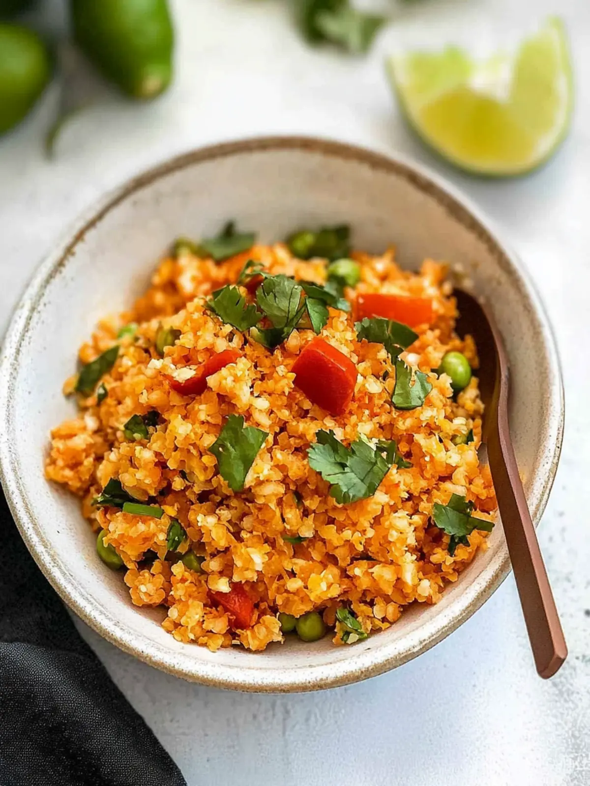 Savor the Flavor: Spanish Cauliflower Rice Delight 2 Spanish Cauliflower Rice