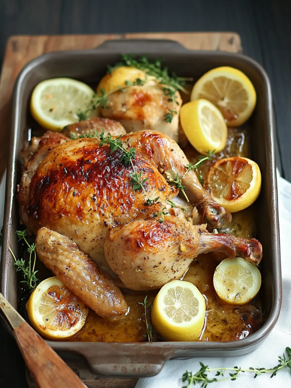 Lemon Roasted Chicken: A Zesty Twist on Comfort Food 4 Lemon Roasted Chicken