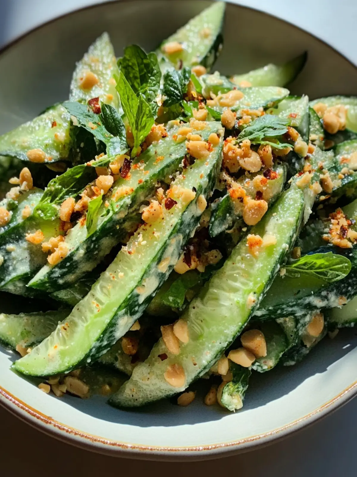 Spicy Cucumber Peanut Tahini Salad That Will Wow Your Tastebuds 3 Spicy Cucumber Peanut Tahini Salad