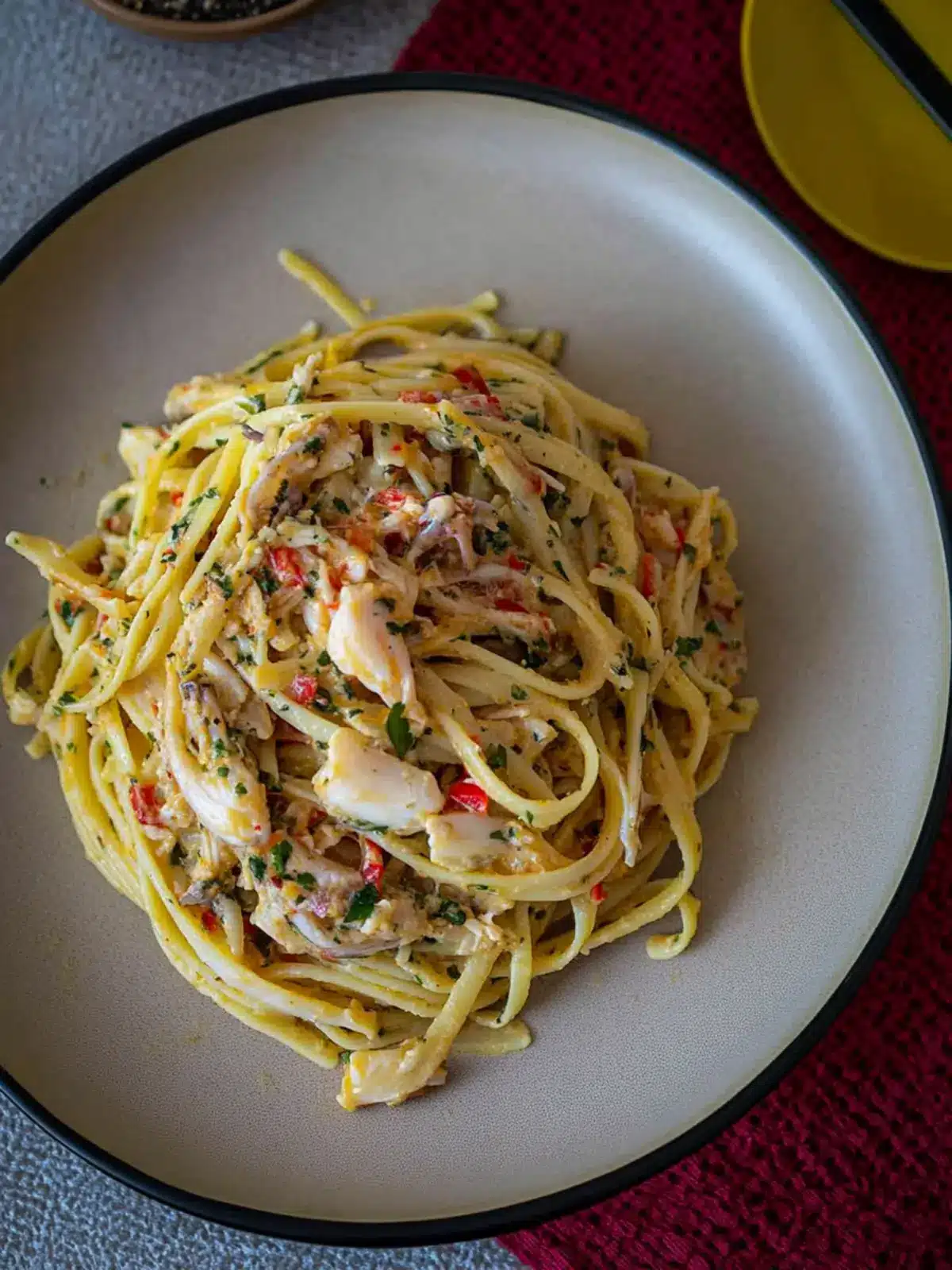 Savor the Heat with Chilli Crab Pasta in 30 Minutes! 4 Chilli Crab Pasta