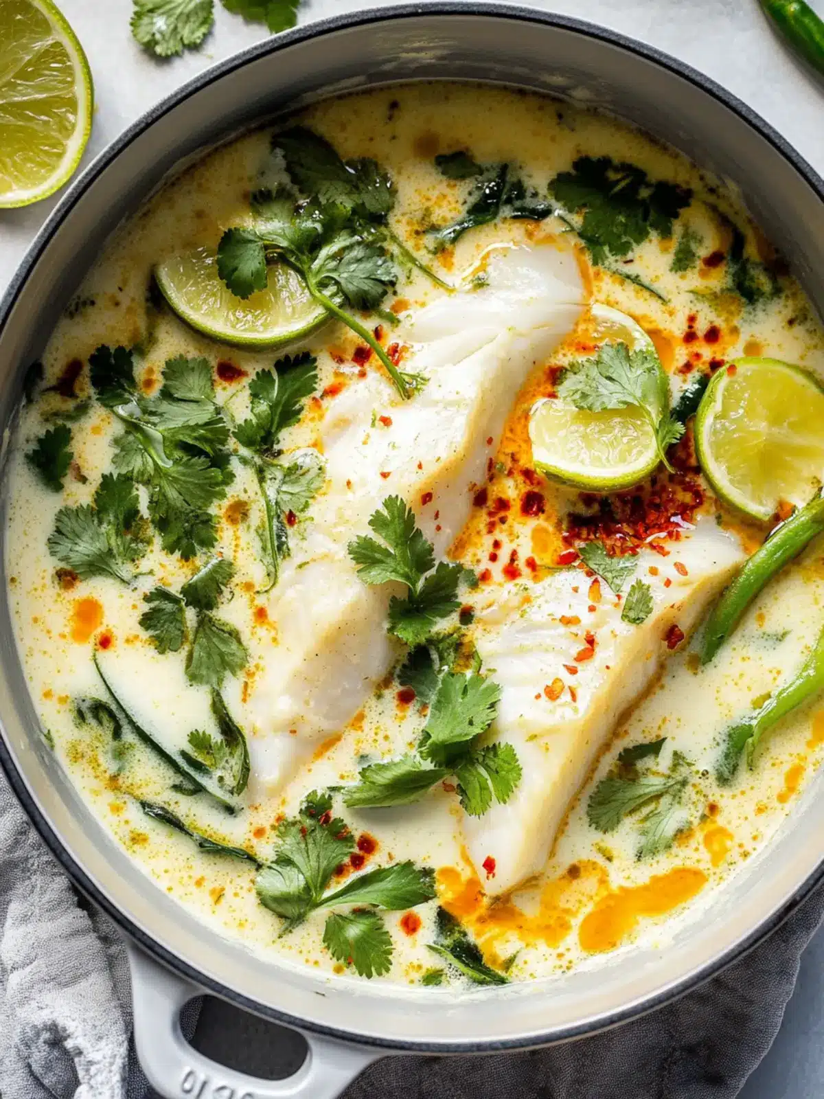 Thai Coconut Poached Fish: A Vibrant Taste of Paradise 4 Thai Coconut Poached Fish