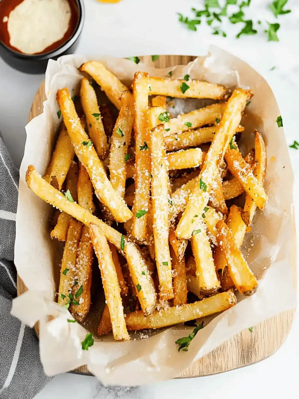 Crispy Air Fryer Garlic Parmesan Fries You'll Crave Daily 2 Air Fryer Garlic Parmesan Fries