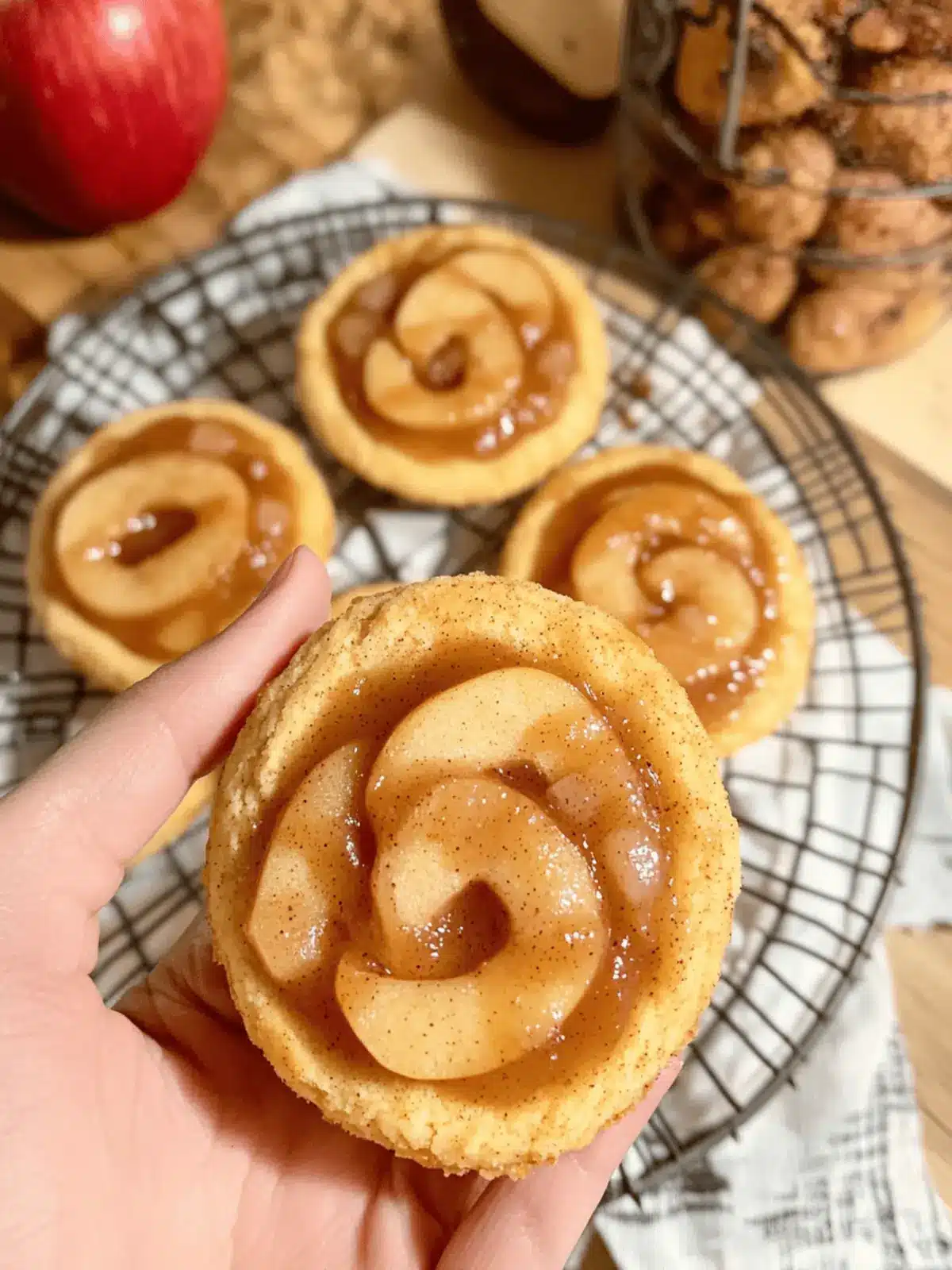 Delicious Apple Pie Snickerdoodles with Caramel Goodness 2 Apple Pie Snickerdoodles