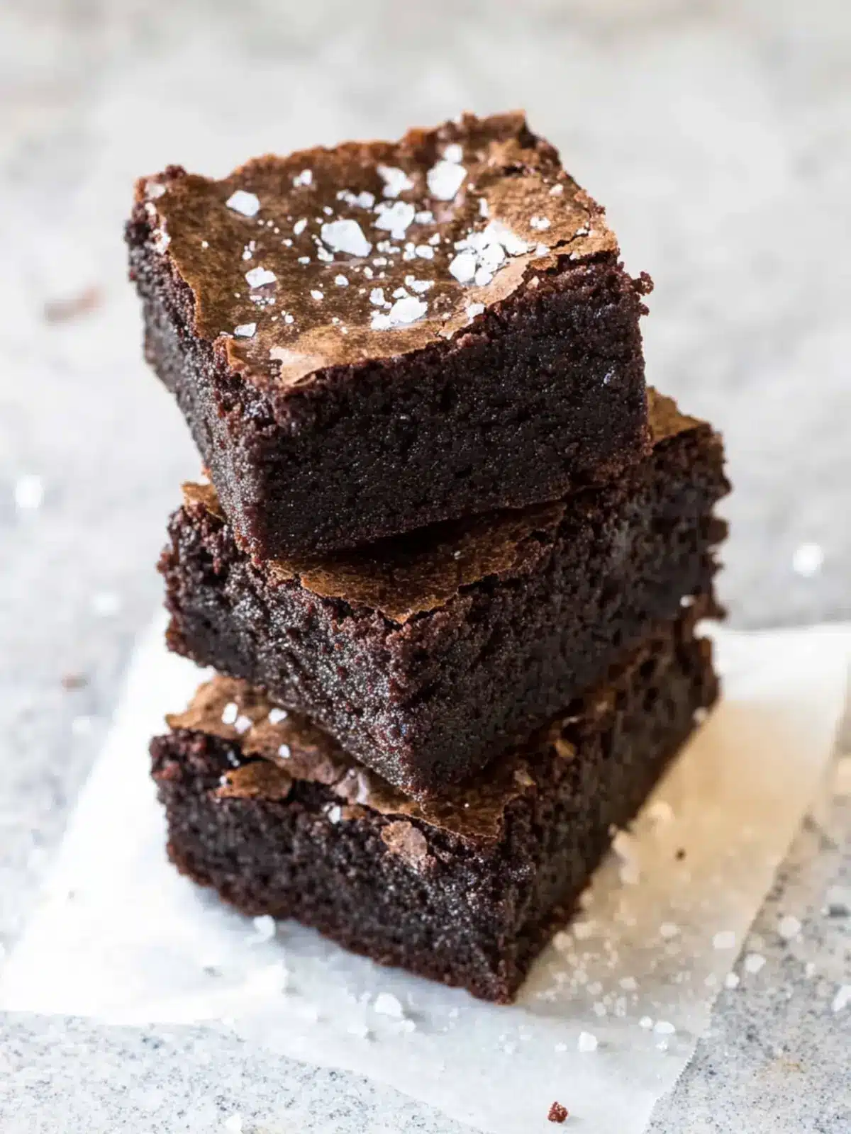 Fudgy Sea Salt Brownies That Melt in Your Mouth Every Time 3 Fudgy Sea Salt Brownies
