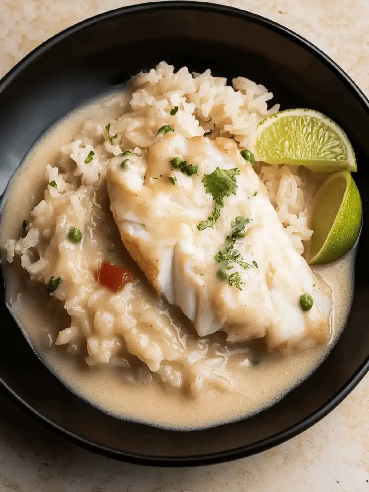Miso-Coconut Poached Cod with Pandan Rice for Quick Bliss 2 Miso-Coconut Poached Cod with Pandan Rice