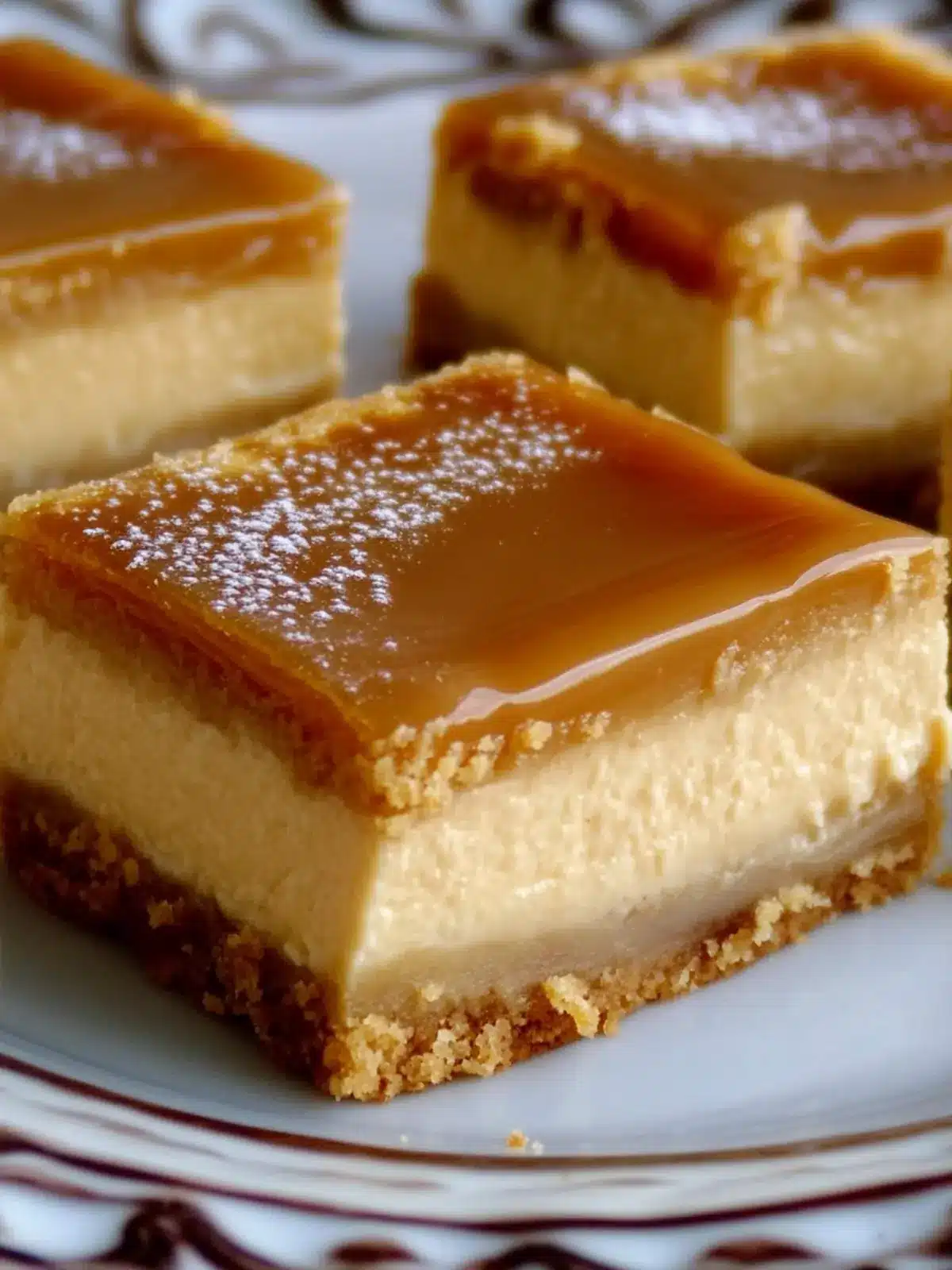 Delicious Dulce de Leche Cheesecake Bars for Sweet Cravings 3 Dulce de Leche Cheesecake Bars