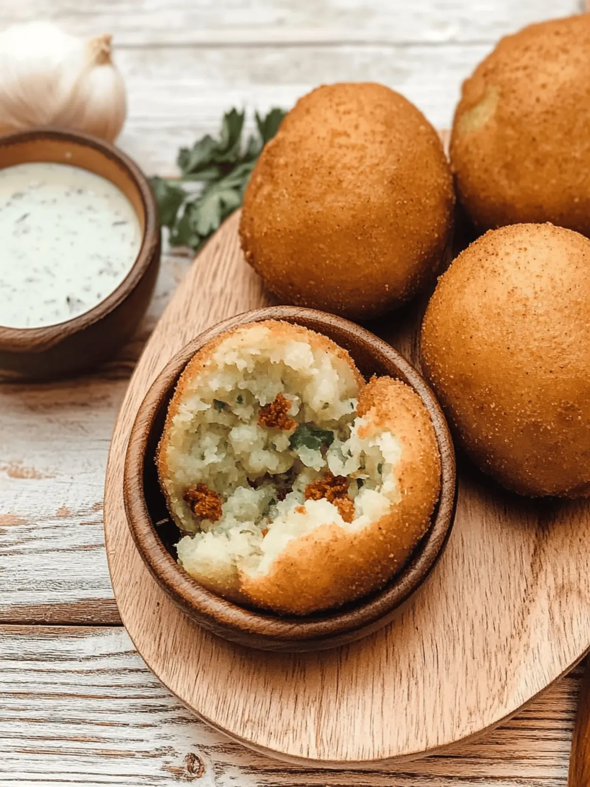 Stuffed Yucca Fritters: Your Ultimate Comfort Food Delight 4 Stuffed Yucca Fritters