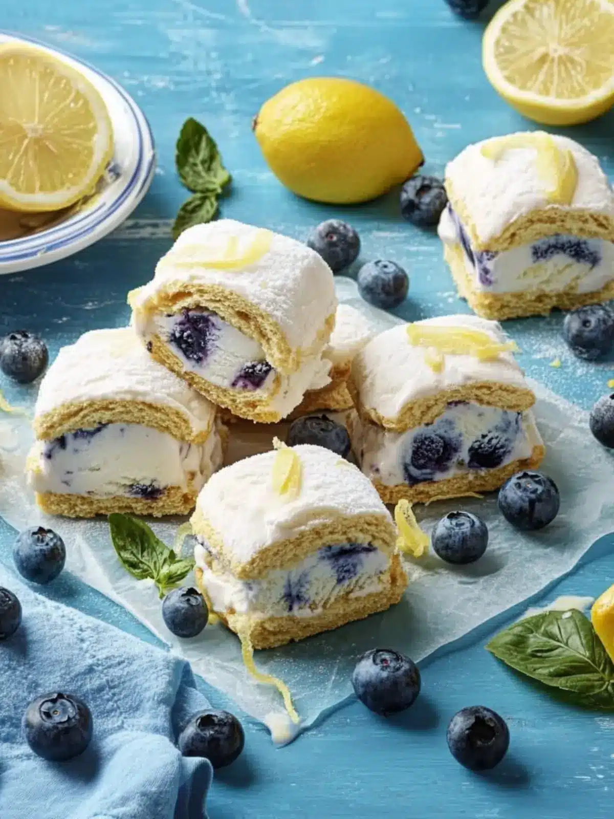 Delicious Blueberry-Lemon Ice Cream Sandwiches for Summer Bliss 3 Blueberry-Lemon Ice Cream Sandwiches