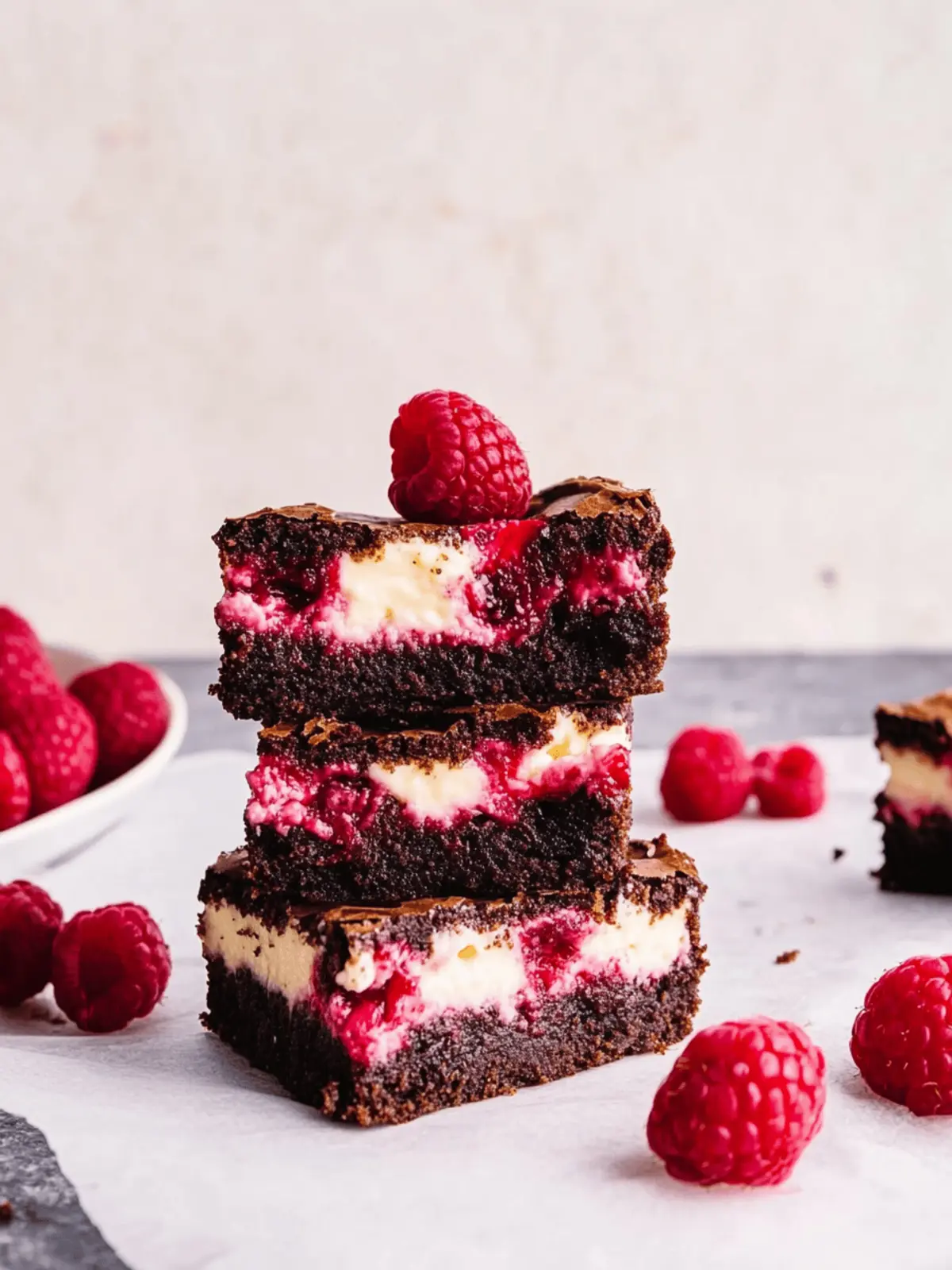 Decadent Raspberry Cheesecake Brownies You Can t Resist 3 Raspberry Cheesecake Brownies